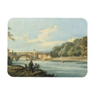 Íman A caminhada nova, York, c.1798 (lápis e w/c no