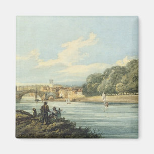 Íman A caminhada nova, York, c.1798 (lápis e w/c no