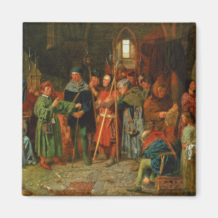 Íman A carga do fruto do corniso ao relógio