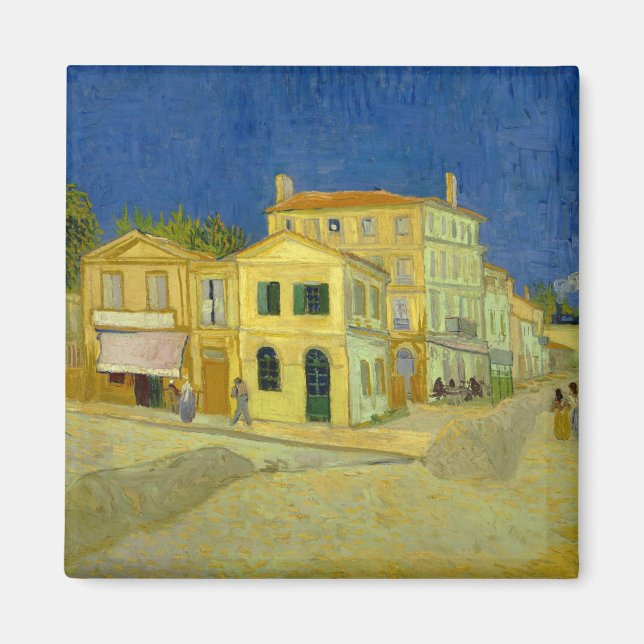 Íman A Casa Amarela (F464) Van Gogh Belas Artes (Frente)