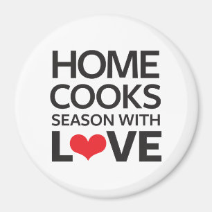 Íman A casa cozinha a estação com amor
