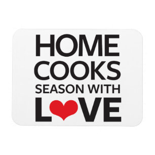 Íman A casa cozinha a estação com amor