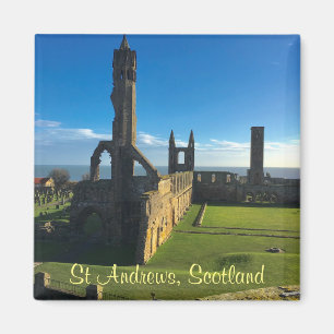 Íman A catedral de St Andrews Scotland arruina o ímã 