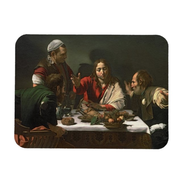 Íman A Ceia em Emaús, 1601 (petróleo e tempera) (Horizontal)