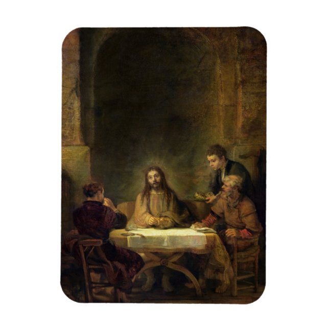 Íman A Ceia em Emaús, 1648 (óleo no painel) (Vertical)