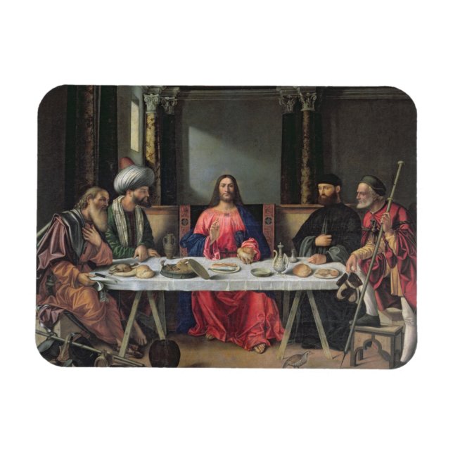 Íman A Ceia em Emaús (óleo no painel) (Horizontal)