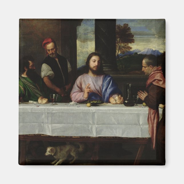 Íman A Ceia em Emmaus, c.1535 (Frente)