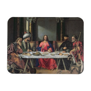 Íman A ceia em Emmaus (óleo no painel)