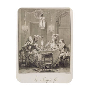 Íman A ceia fina, 1781, gravado por I.S. Helman (17