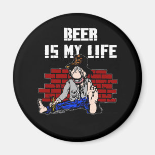Íman A cerveja é meus ímãs da vida