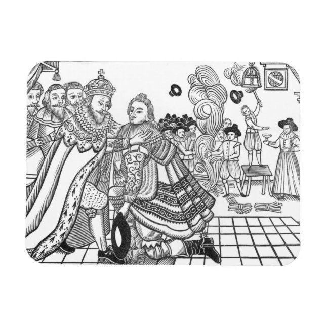Íman A Chegada de Sua Majestade Charles (1600-49) Prínc (Horizontal)