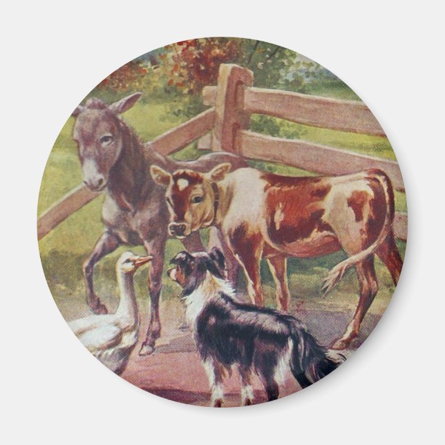 Íman A cinza Goose Com Todos Os Seus Amigos (Frente)