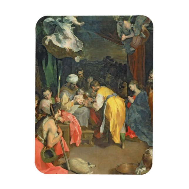 Íman A Circuncisão do Cristo, 1590 (óleo na canvas) (Vertical)