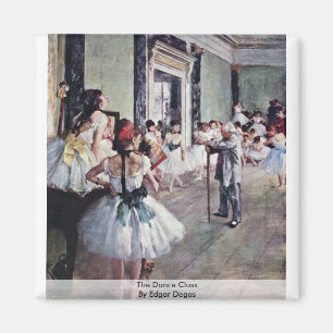 Íman A classe de dança por Edgar Degas