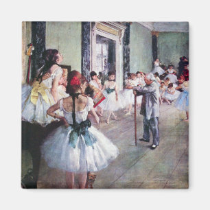 Íman A classe de dança por Edgar Degas, arte do balé 