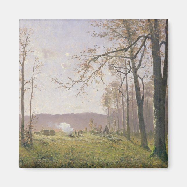 Íman A Clearing in a Autumnal Wood, 1890 (Frente)