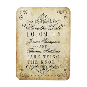 Íman A coleção ornamentado do casamento vintage do