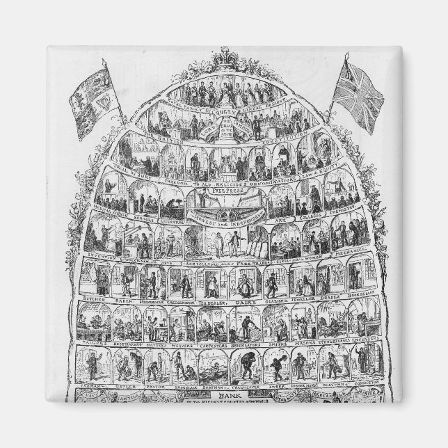 Íman A Colmeia Britânica, 1867 (Frente)