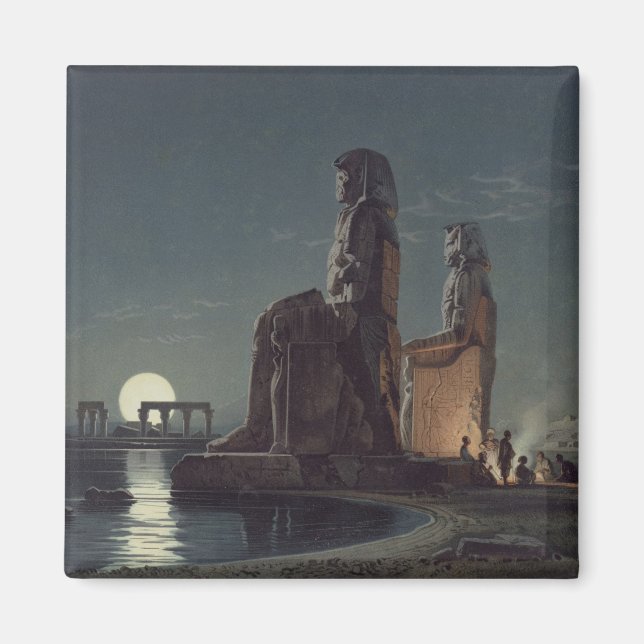 Íman A Colose da Memnon, Thebes, um dos 24 ilustrados (Frente)
