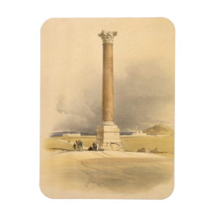 Íman A coluna de Pompey, Alexandria, de "Egipto e de