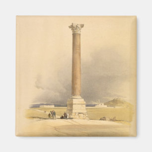 Íman A coluna de Pompey, Alexandria, de "Egipto e de