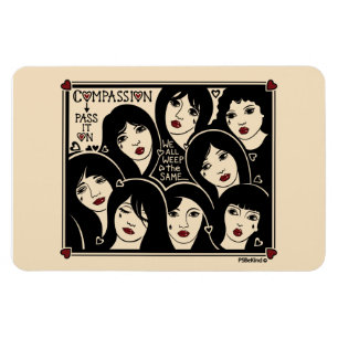 Íman A Compaixão Passa-O No Magnet Flexível 6"x4"