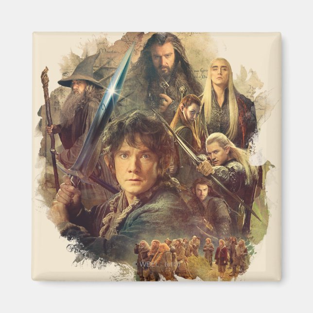 Íman A Companhia e os Elfos da Mirkwood (Frente)