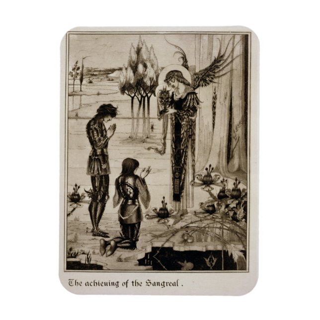 Íman A conquista do Sangreal, de "Le Morte d'Ar (Vertical)