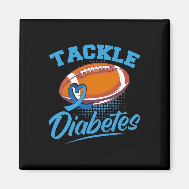 Íman A consciência do guerreiro T1D combate a diabetes  (Frente)