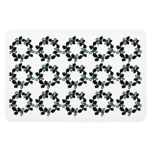 Íman A coroa de Natal - (Horizontal)