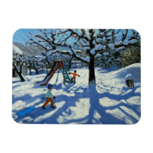 Íman A corrediça no inverno Bourg St Moritz