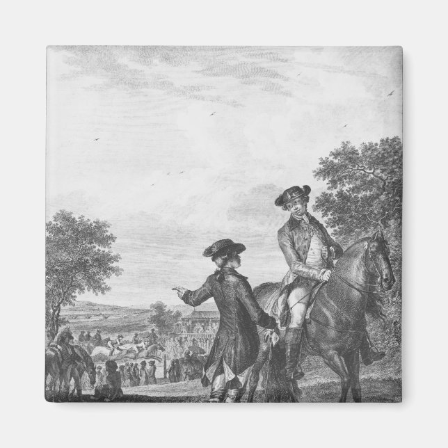 Íman A corrida dos cavalos (Frente)