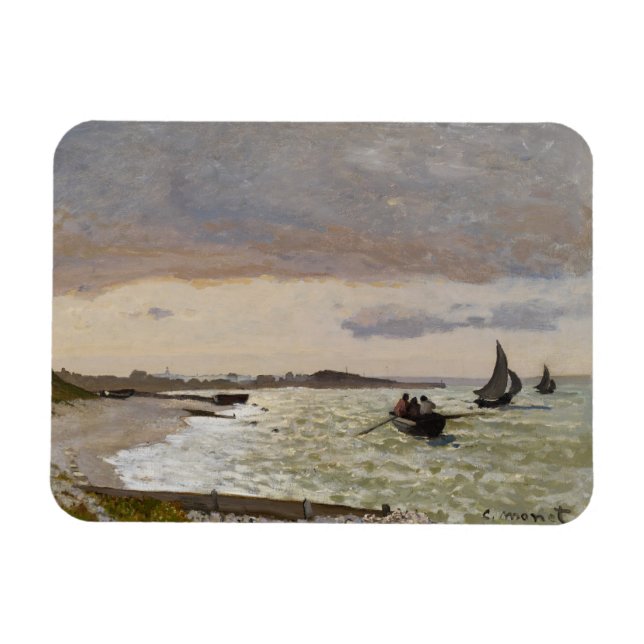 Íman A costa em Sainte-Adresse, 1864 (Horizontal)