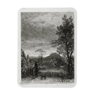 Íman A cotovia (gravura a água-forte)