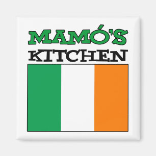 Íman A cozinha de Mamo com a bandeira de Ireland