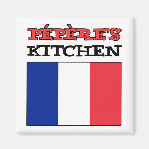 Íman A cozinha de Pepere com a bandeira de France