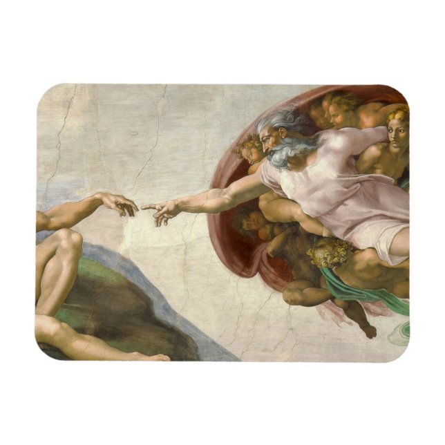 Íman A Criação de Adão por Michelangelo (Horizontal)