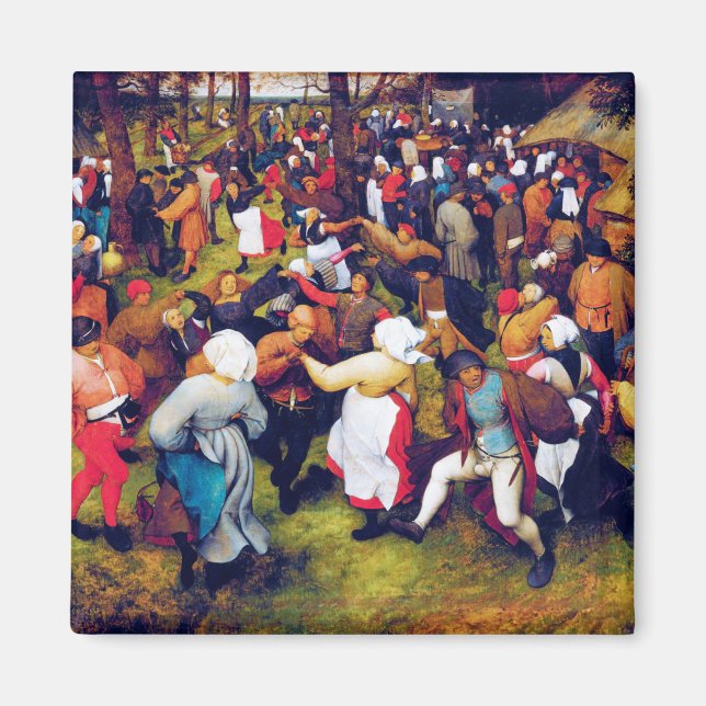 Íman A Dança de Casamento, Pieter Bruegel (Frente)