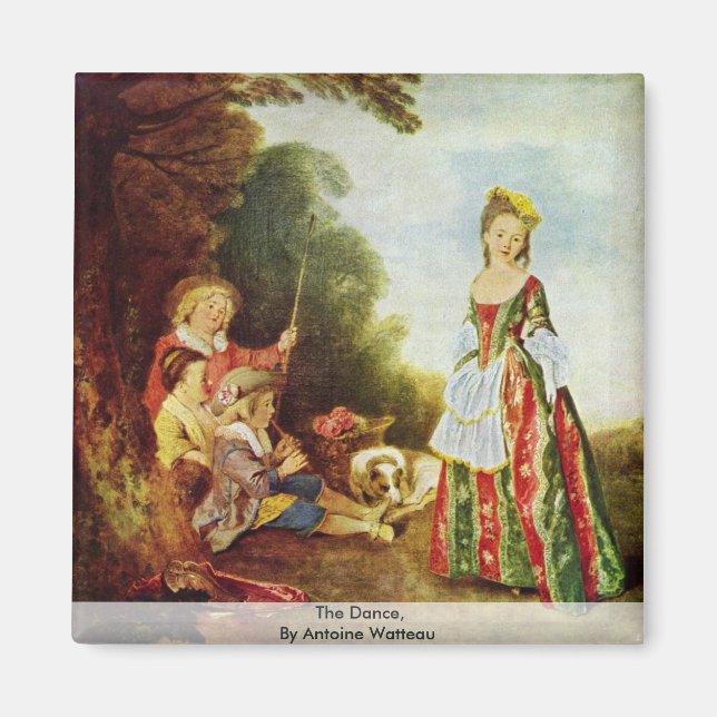 Íman A Dança, Por Antoine Watteau (Frente)