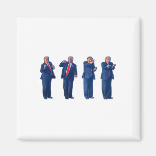 Íman A Dança Trumpty Trump Dançando 4 De Julho _1