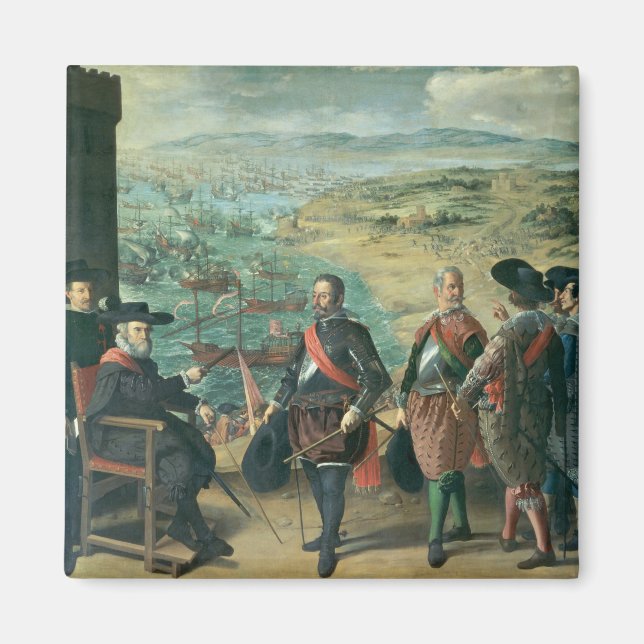 Íman A defesa do Cádis contra os Ingleses, 1634 (Frente)