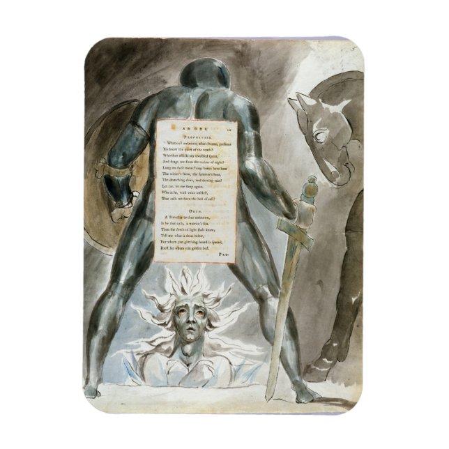 Íman 'A descida de Odin', design 81 de 'Os Poemas o (Vertical)