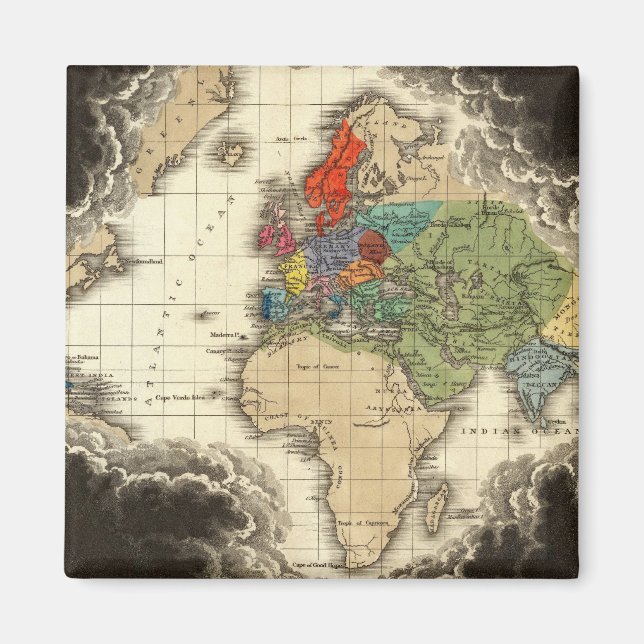 Íman A descoberta da América 1498 AD (Frente)