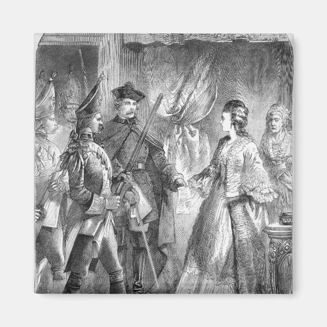 Íman A detenção de Caroline Matilda (Frente)