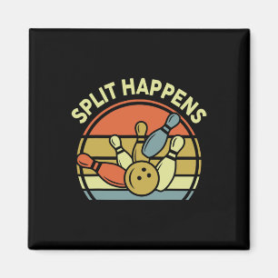 Íman A Divisão Acontece Com A Boliche Engraçada Pai Vin