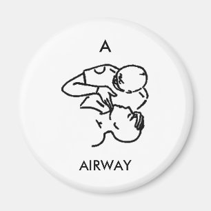 Íman A é para a VIA AÉREA - ímã