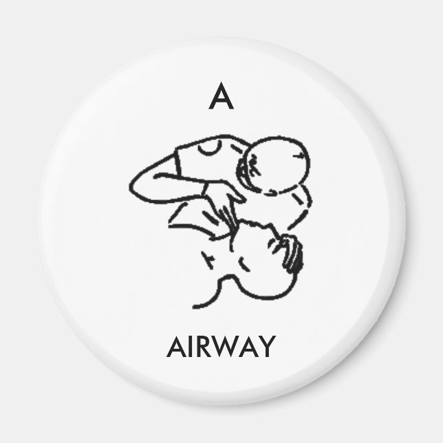 Íman A é para AIRWAY - ímã (Frente)