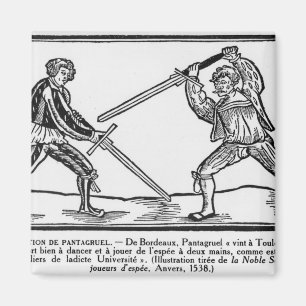 Íman A educação de Pantagruel, ilustração