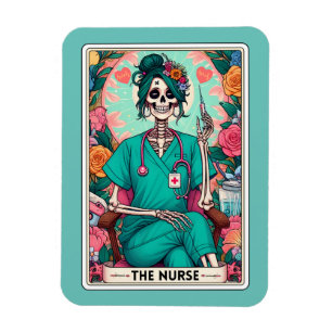 Íman A Enfermeira Tarot Card Magnet