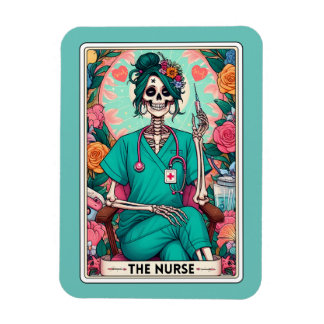 Íman A Enfermeira Tarot Card Magnet
